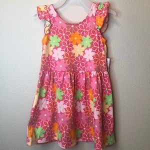 Pink floral dress size 3T